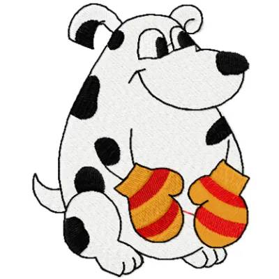 Funny Chef Dog Stitching Pattern for Pet Lovers