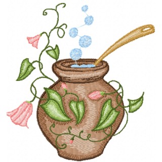Magic Pot embroidery design - Embroidery Design