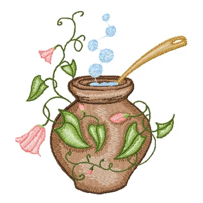 Enchanted Magic Pot Stitching Pattern for Fantasy Lovers