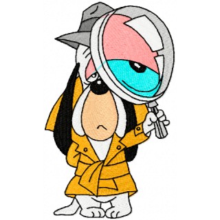 Droopy The Dog  embroidery design - Embroidery Design