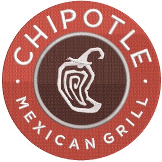Chipotle logo embroidery design - Embroidery Design