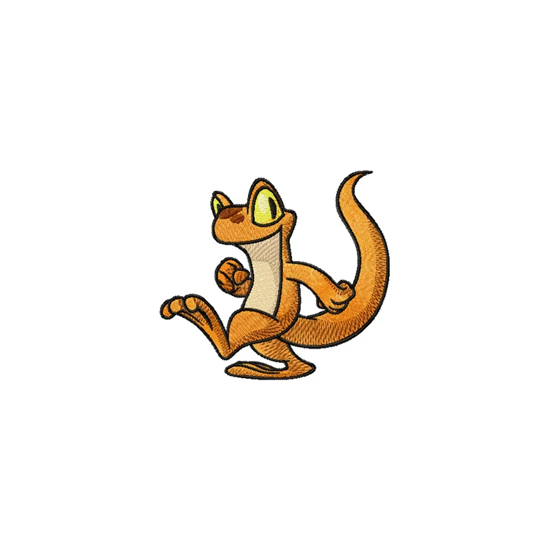 Orange Techo embroidery design - Embroidery Design