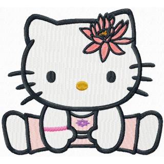 Hello Kitty u-shu embroidery design - Embroidery Design