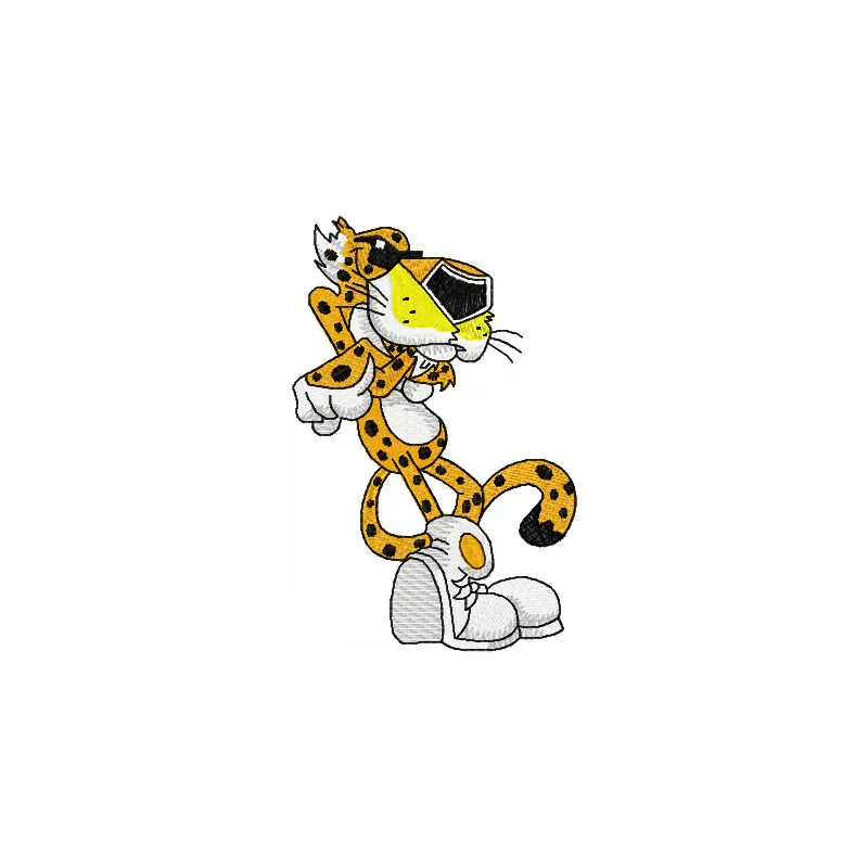 Chester Cheetah Stitching Pattern | Dual Sizes