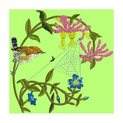 Bird Hunting embroidery design - Embroidery Design