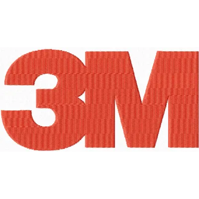 3M Logo Stitching Pattern for Corporate Branding