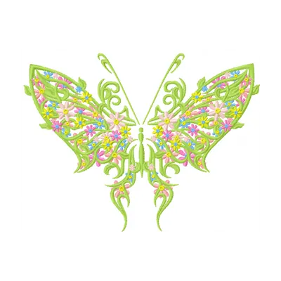 Butterfly Garden Stitching Pattern for Creative Projects