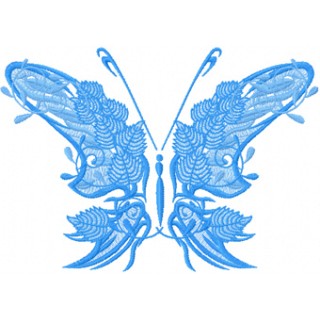 Leaves in the Dream Wind embroidery design - Embroidery Design