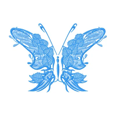 Ethereal Leaves & Wind Stitching Pattern