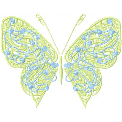 Heart of Brook Butterfly Stitching Pattern