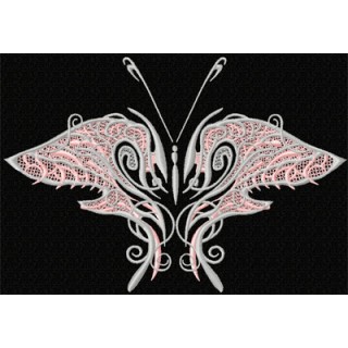 Wind in an Autumn Grass embroidery design - Embroidery Design