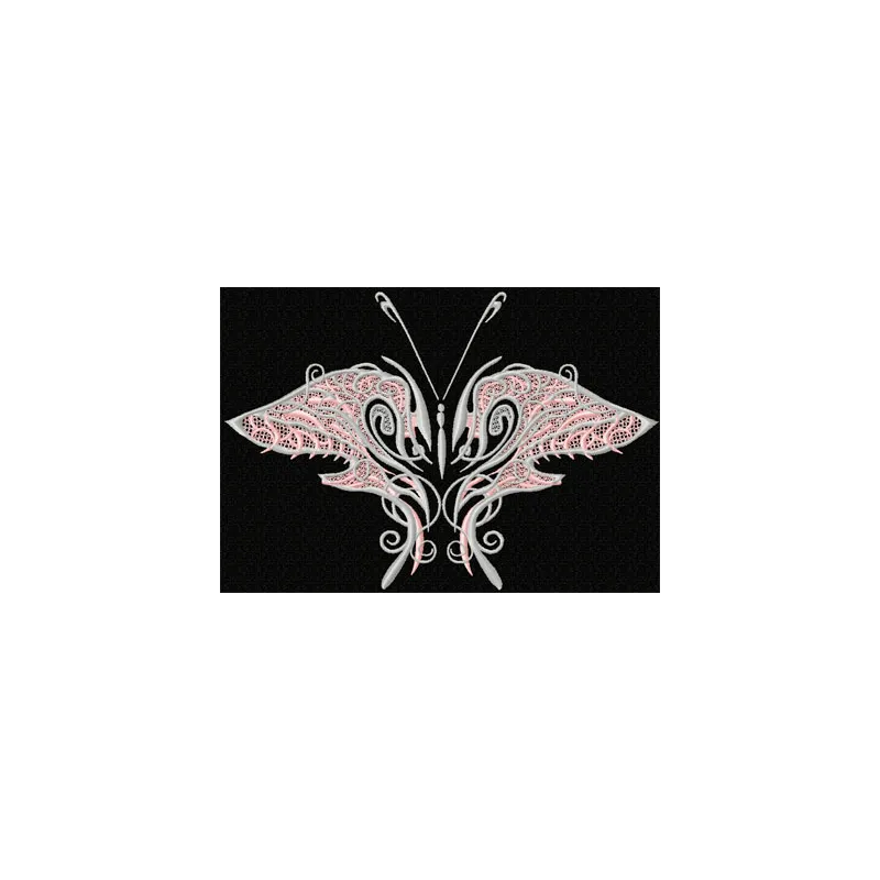 Autumn Grass Butterfly Stitching Pattern