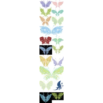 Butterfly Embroidery Designs - 18 Fluttering Wing Patterns