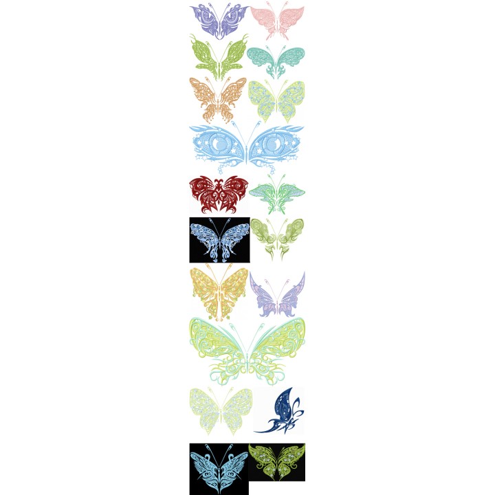 Fantastic Butterflies Collection 18 Designs embroidery design - Embroidery Design