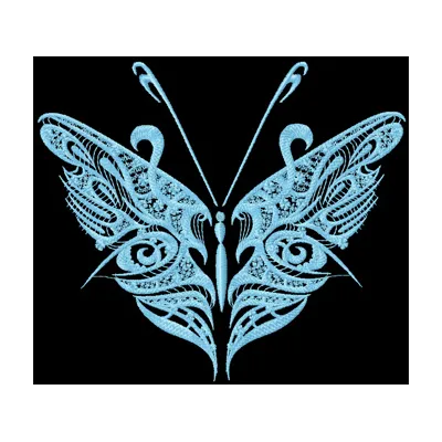 Old Tree Butterfly Stitching Pattern for Nature Lovers