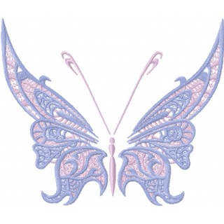 Dreamcatcher butterfly embroidery design - Embroidery Design