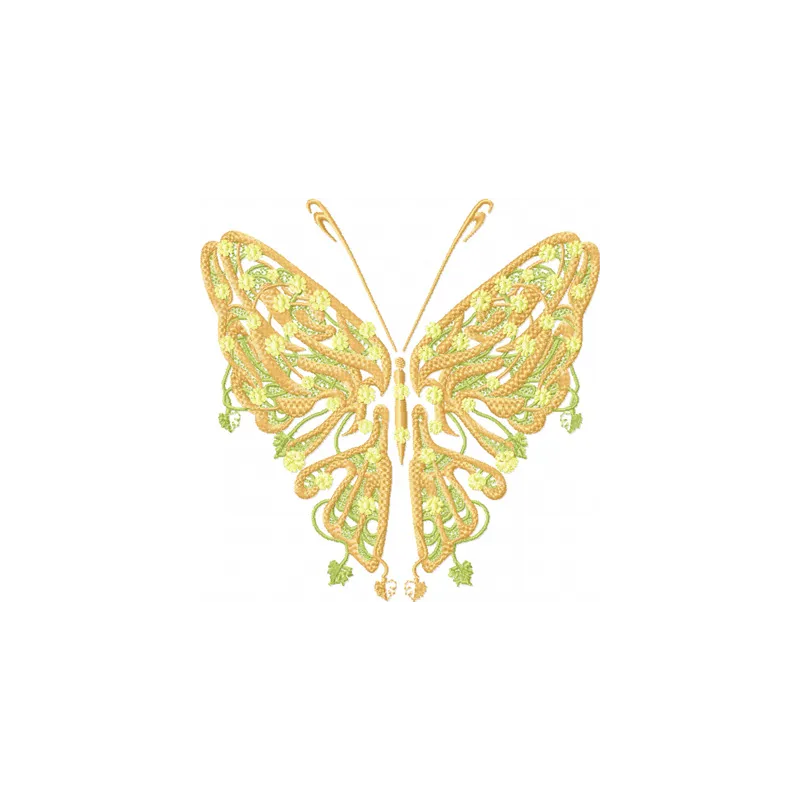 Autumn Meadow Butterfly Stitching Pattern