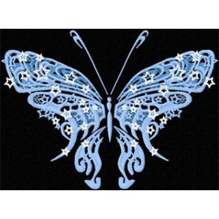 Christmas Sky embroidery design - Embroidery Design