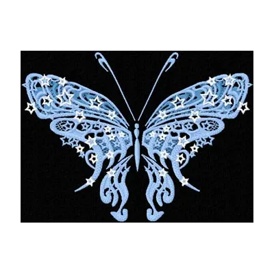 Christmas Sky Butterfly Stitching Pattern for Crafters