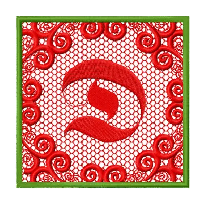 Monogram Letter D Style 1 embroidery design - Embroidery Design