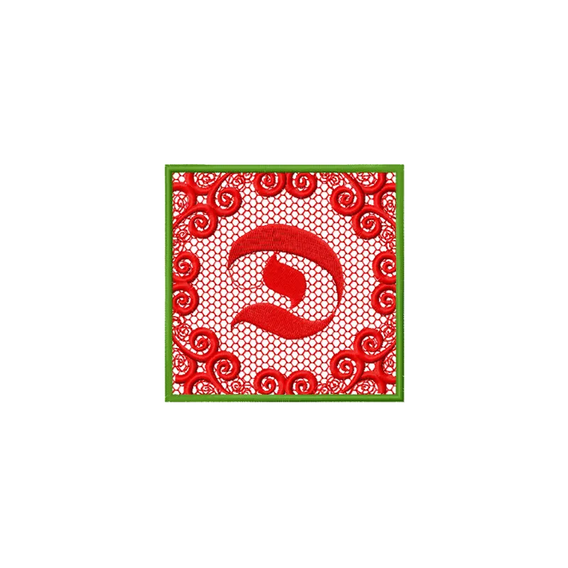 Monogram Letter D Style 1 embroidery design - Embroidery Design