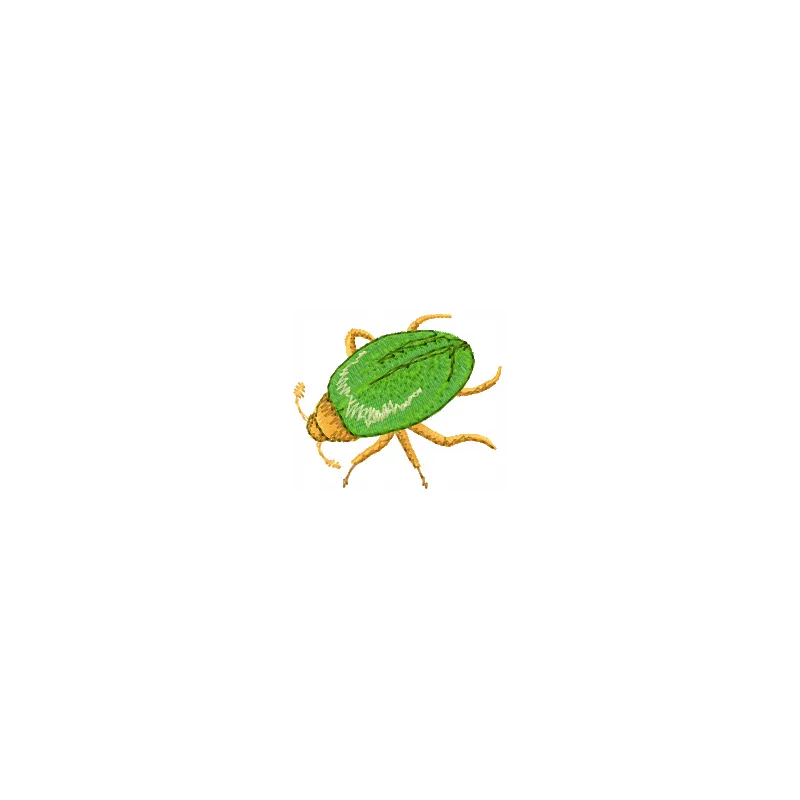 Green Bug Stitching Pattern for Nature Lovers