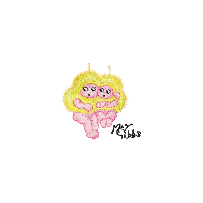 Snugglepot Cuddlepie Together Embroidery Design