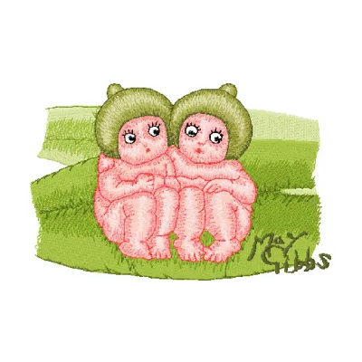 Snugglepot Cuddlepie Duo Embroidery - May Gibbs Magic