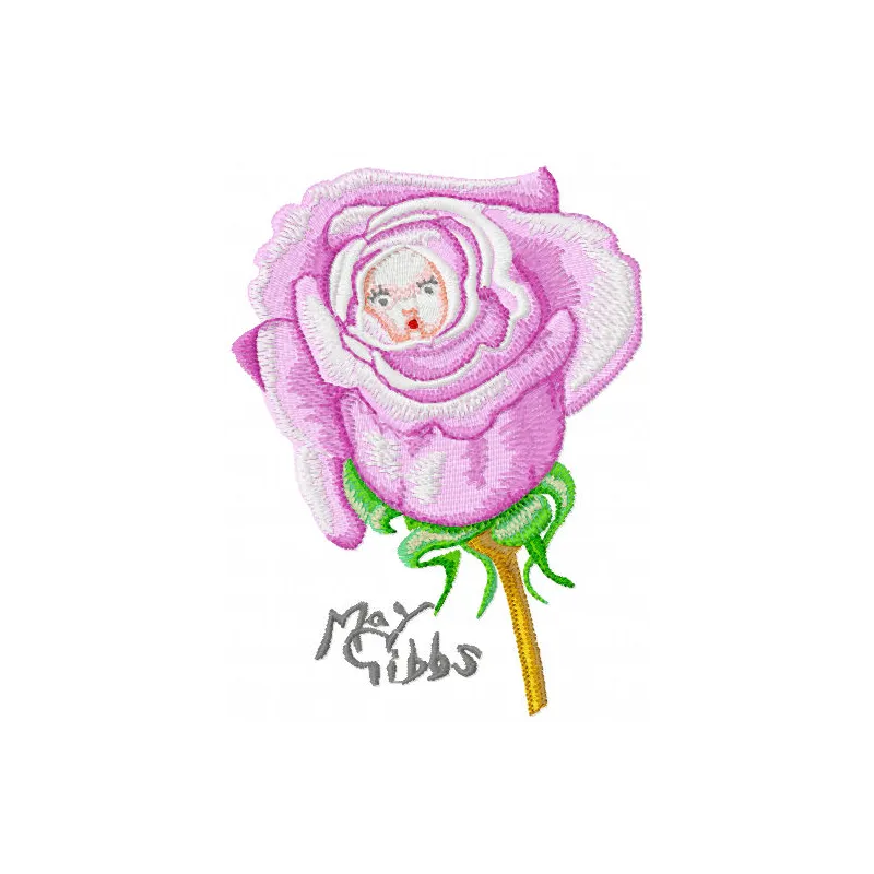 Flower Baby Embroidery Design - May Gibbs Collection