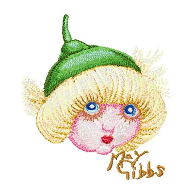 Snugglepot Gumnut Hat Stitching Pattern | May Gibbs