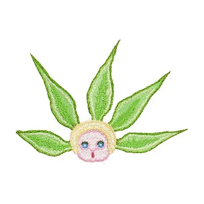 Snugglepot Gumnut Leaves Embroidery - May Gibbs Design