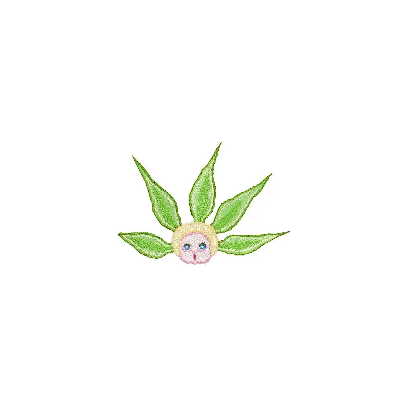 Snugglepot Gumnut Leaves Embroidery - May Gibbs Design