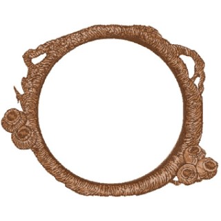 Wooden Frame embroidery design - Embroidery Design