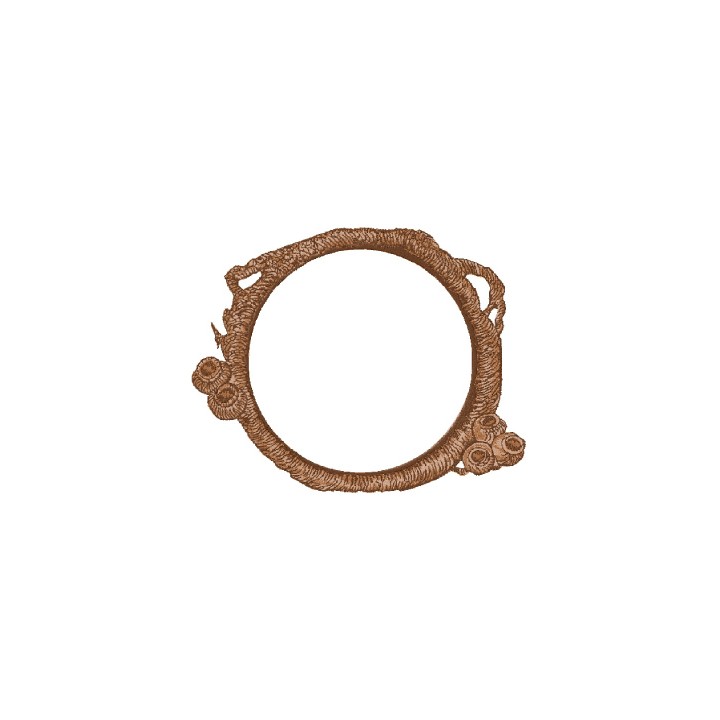 Wooden Frame embroidery design - Embroidery Design