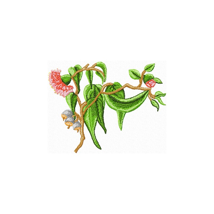 Gumnut Flowers embroidery design - Embroidery Design