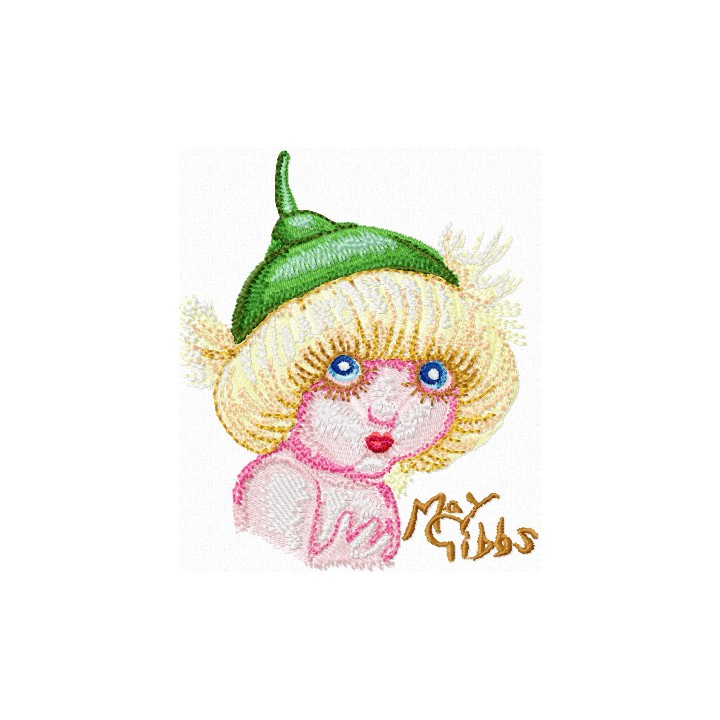 Snugglepot 1 embroidery design - Embroidery Design