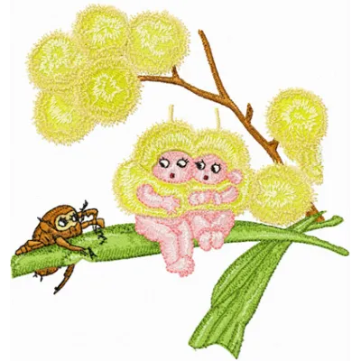 Beetle Stitching Pattern | May Gibbs Design