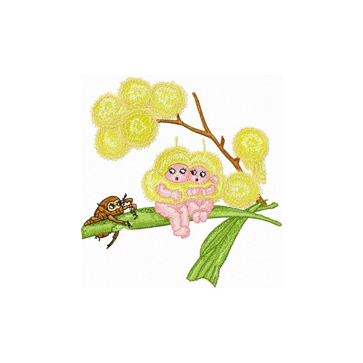 We are Afraid of this Beetle  embroidery design - Embroidery Design