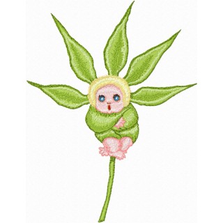 Snugglepot and Cuddlepie 1  embroidery design - Embroidery Design