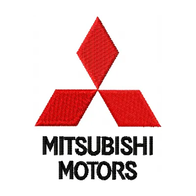Mitsubishi Motors Logo Stitching Pattern
