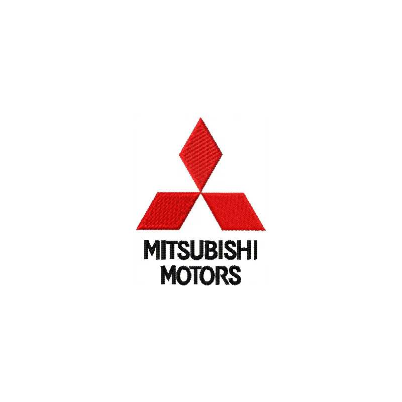 Mitsubishi Motors Logo Stitching Pattern