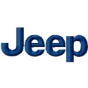 Jeep Logo Stitching Pattern for Brand Identity