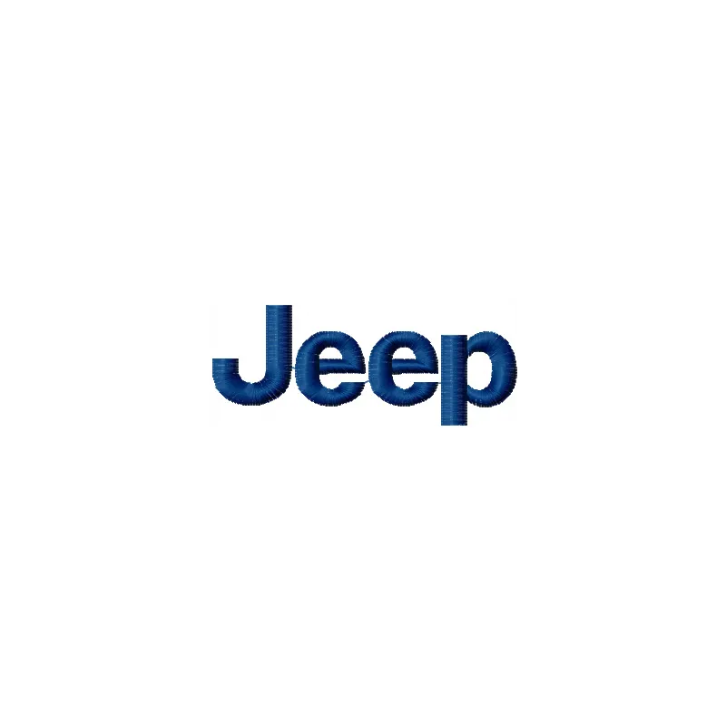 Jeep Logo Stitching Pattern for Brand Identity