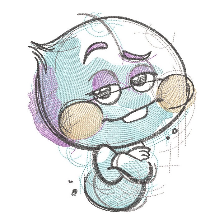 Soul 22 sketch embroidery design - Embroidery Design