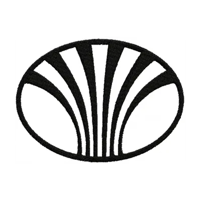Daewoo Logo Stitching Pattern for Brand Identity