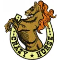 Crazy Horse Logo Stitching Pattern for Brands