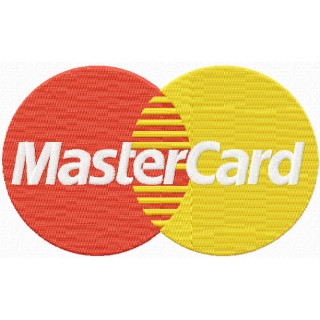 Master Card logo embroidery design - Embroidery Design