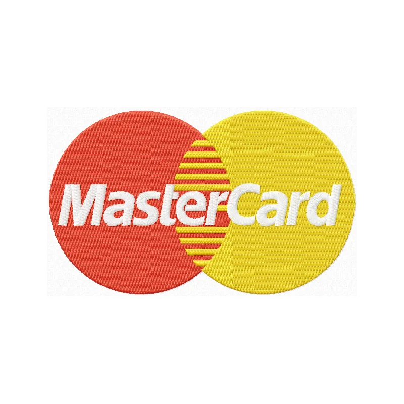 Mastercard Logo Stitching Pattern for Brand Enthusiasts