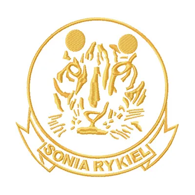 Sonia Rykiel Logo Stitching Pattern for Brand Identity