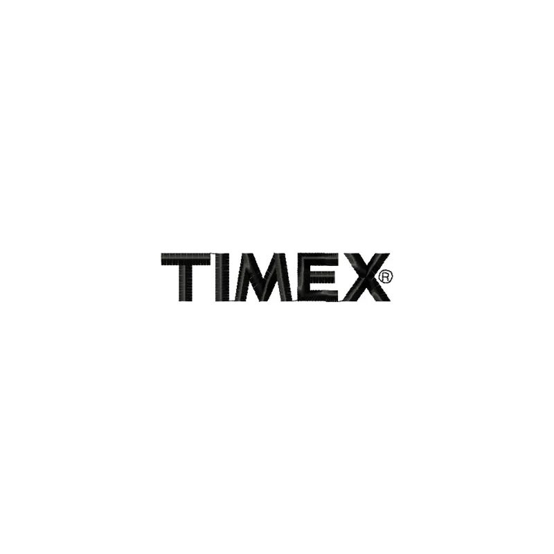 Timex Logo Stitching Pattern for Brand Identity